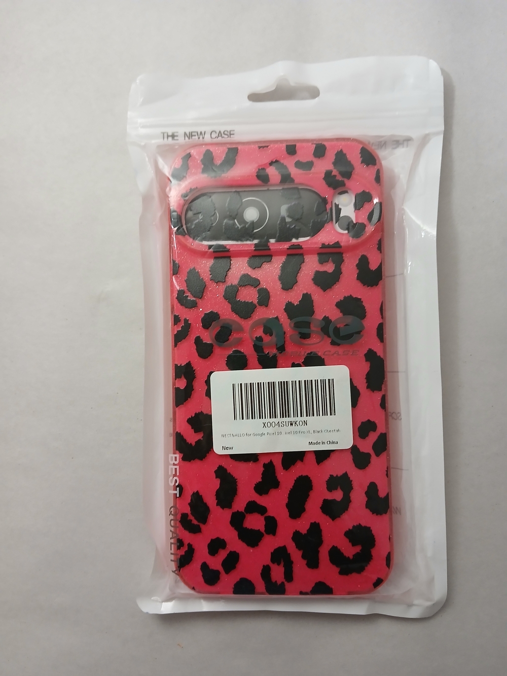 NECTNALLO "Black Cheetah" Protective Case For Google Pixel 10 Pro XL Brand New